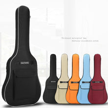 Load image into Gallery viewer, 40/41 Inch Oxford Fabric Acoustic Guitar Gig Bag Soft Case Double Shoulder Straps Padded Guitar Waterproof Backpack  5mm Cotton