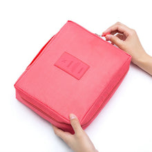 Load image into Gallery viewer, Multifunction travel Cosmetic Bag Neceser Women Makeup Bags Toiletries Organizer Waterproof Female Storage Make up Cases