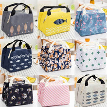 Load image into Gallery viewer, Portable Insulated Thermal Cooler Bento Lunch Box Tote Picnic Storage Bag Pouch Lunch Bags