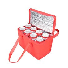 Load image into Gallery viewer, Lunch Cooler Bag Insulation Folding Picnic Portable Ice Pack Food Thermal Bag Food Delivery Bag Drink Carrier Insulated Bag